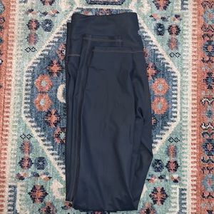 Athleta Navy Workout Leggings